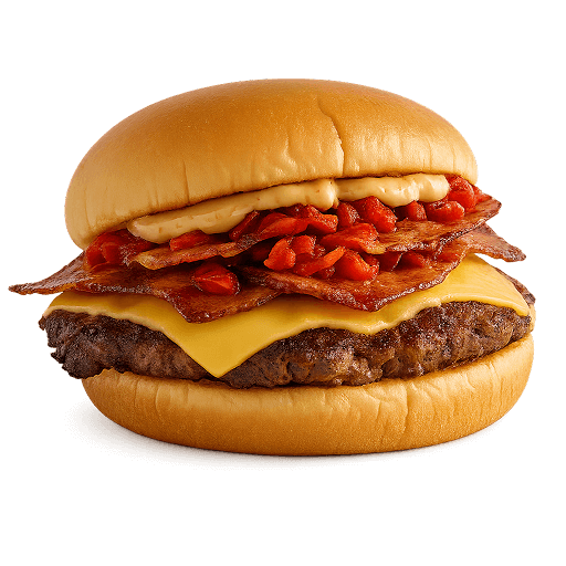 Hamburguesa con bacon